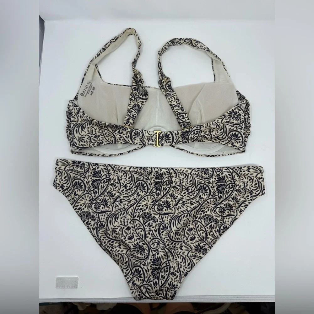 Athleta Aqualuxe Batik Bikini Swim Set